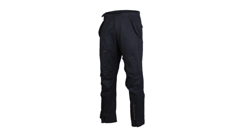 MIL-TEC Pre-Washed Cotton Pilot Pants - Men's, Black, 3XL, 11502002-907