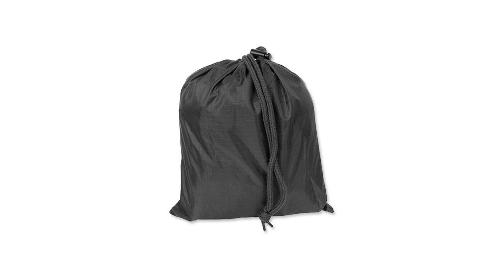 MIL-TEC Ripstop Wet Weather Poncho, Black, One Size, 10630002