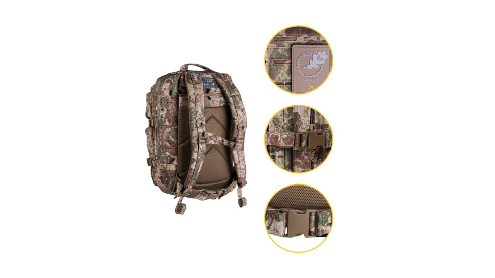 MIL-TEC CIV-TEC 36L Phantomleaf Laser Cut Assault Pack, WASP I Z2, 14002766