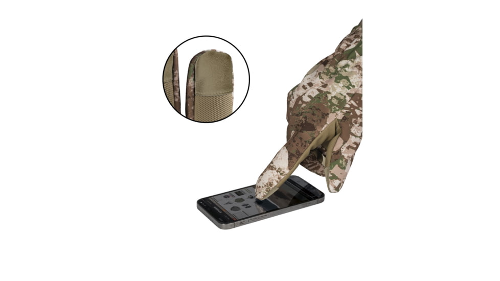 MIL-TEC Phantomleaf Thinsulate Softshell Gloves - Mens, WASP/Z2, 2XL, 12521366-906