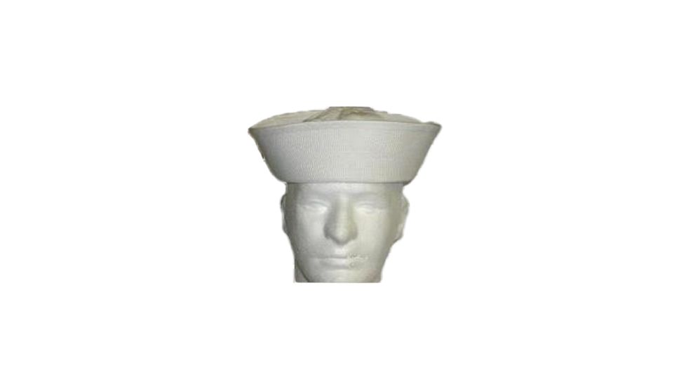 Military Surplus Usn Sailor Hat, White, 7.25, H4611725