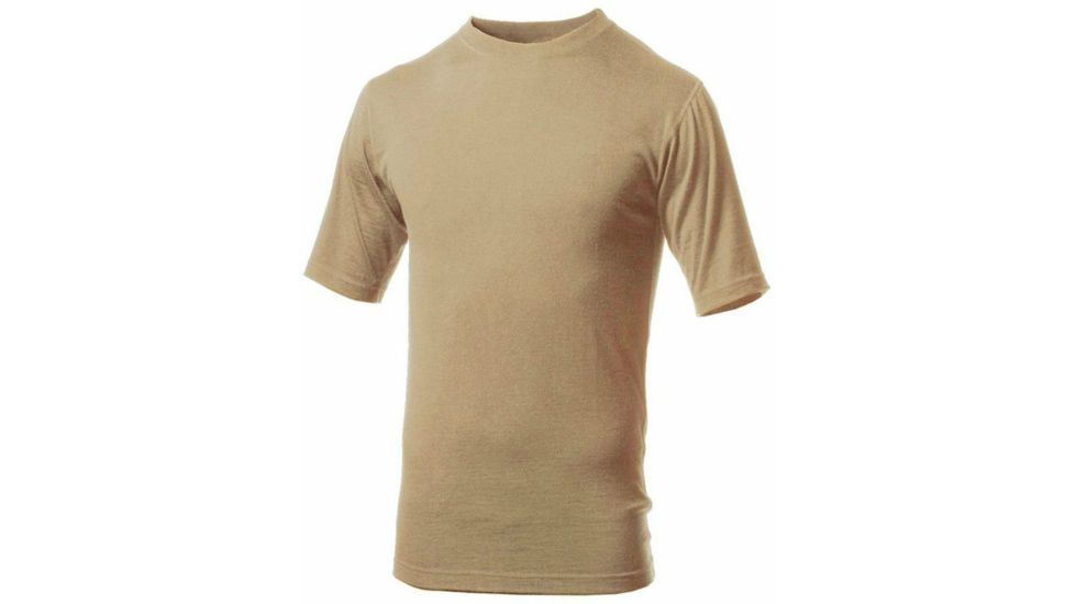 Minus33 Algonquin Lightweight Short Sleeve Crew - Men's-Desert Sand-X-Large