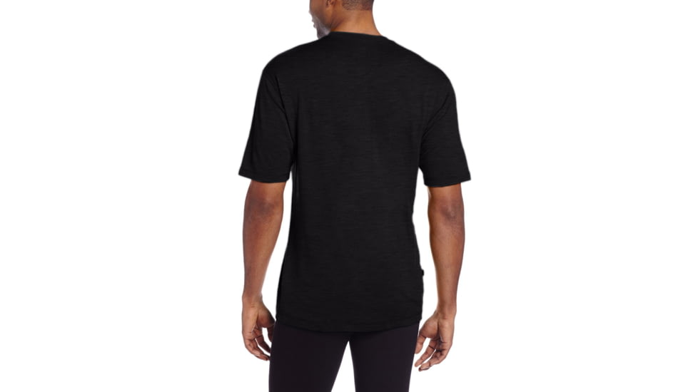 Minus33 Algonquin Lightweight Wool Short Sleeve Crew, Black, X-Small, 703XS