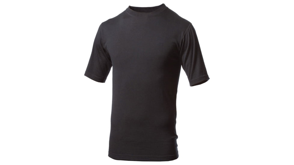 Minus33 Algonquin Lightweight Wool Short Sleeve Crew, Black, X-Small, 703XS