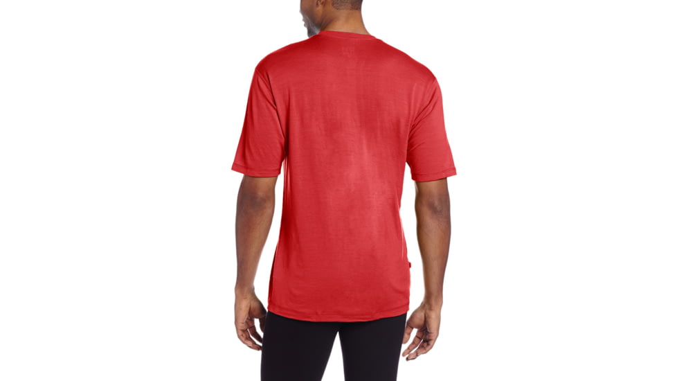 Minus33 Algonquin Lightweight Wool Short Sleeve Crew, True Red, X-Large, 703TRXL