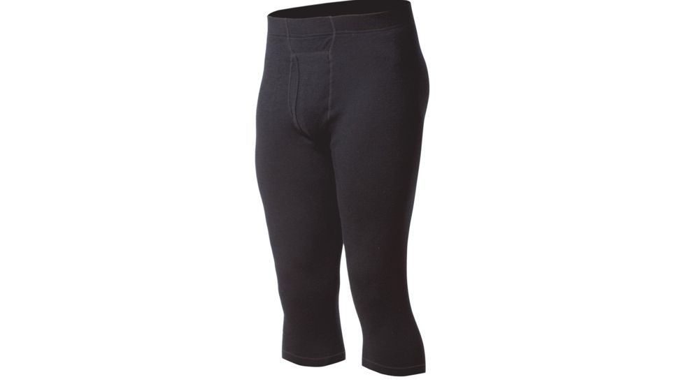 Minus 33 Tecumseh Midweight 3/4 Bottoms - Mens-Black-Regular Inseam-Large