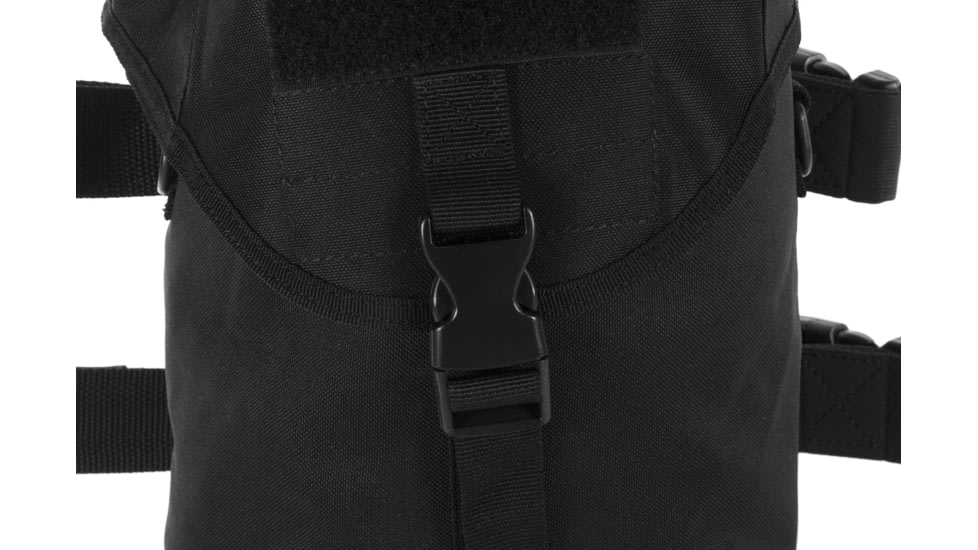 MIRA Safety Drop-Leg Gas Mask Pouch, Black, None, DROPPOUCH