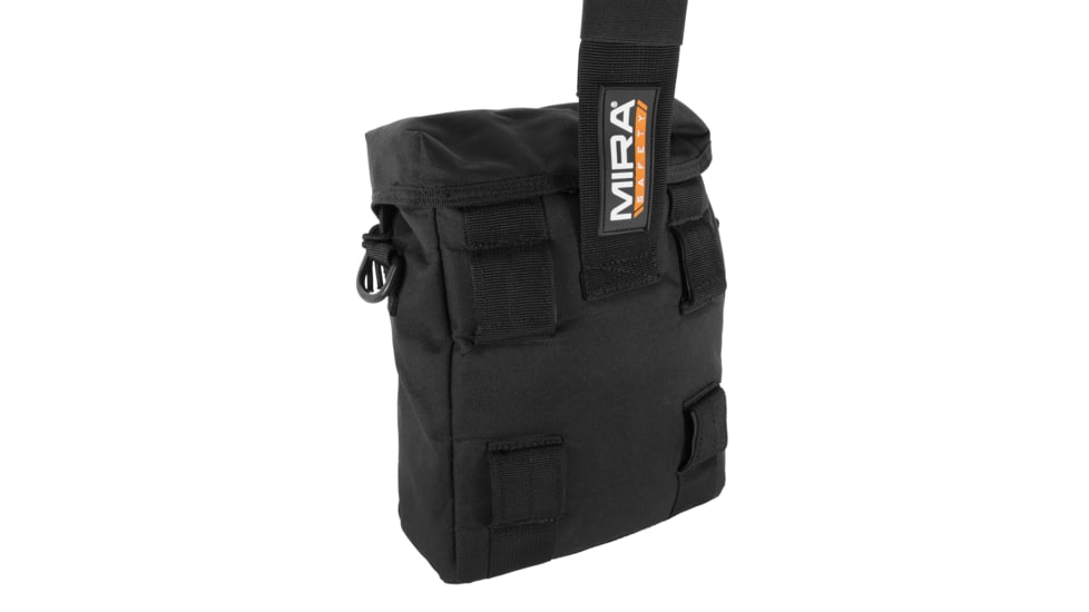 MIRA Safety Drop-Leg Gas Mask Pouch, Black, None, DROPPOUCH