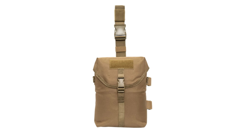MIRA Safety Military Pouch / Gas Mask Bag V2, Desert Tan, 11x8x4.5 inch, ACC-DRP-PCH-DTAN