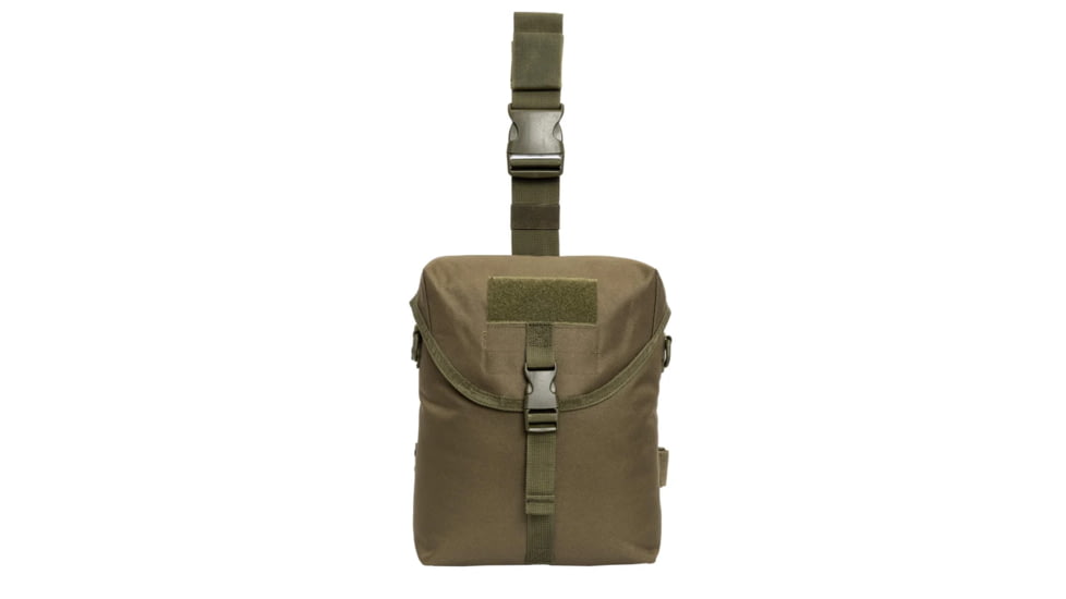 MIRA Safety Military Pouch / Gas Mask Bag V2, Tacktical Green, 11x8x4.5 inch, ACC-DRP-PCH-TGR