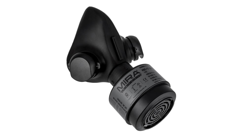 MIRA Safety TAPR Tactical Air-Purifying Respirator Mask, NBC-17 SOF Filter, Black, TAPRKIT-7