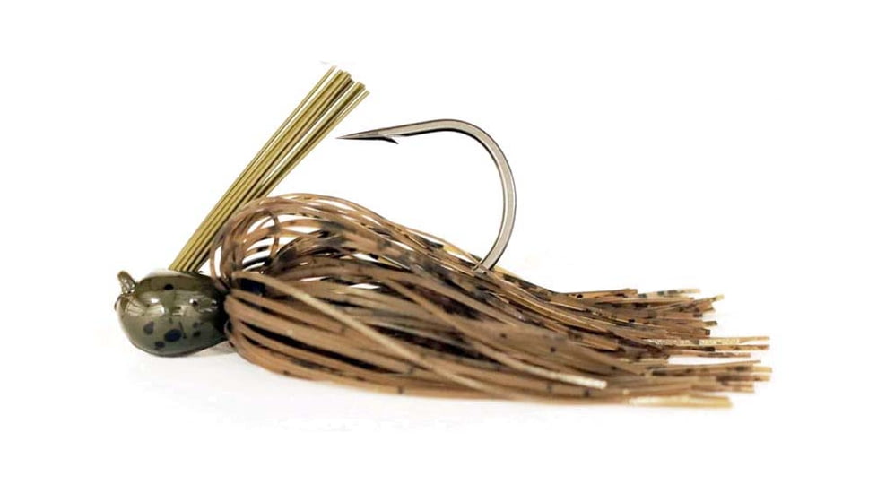 Missile Baits Ikes Flip Out Jig, 3/8oz, Green Pumpkin, MJFO38-GP
