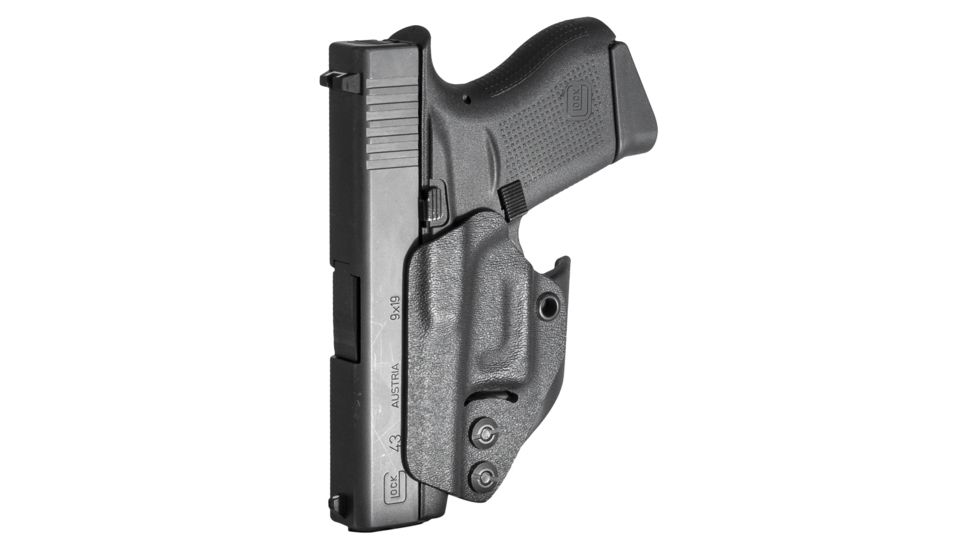 Mission First Tactical Minimalist IWB Holster, Glock 43, Ambidextrous, Black, H2GL43AIWBM