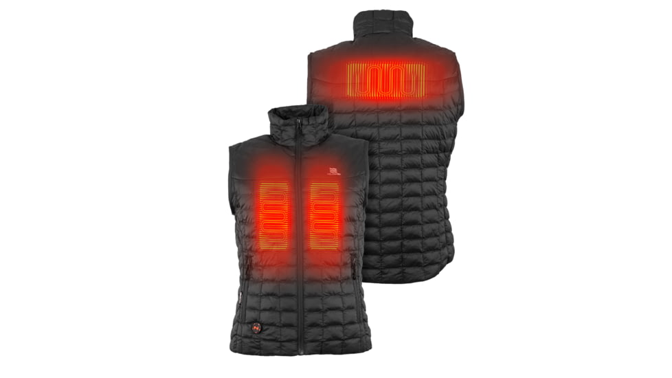 Mobile Warming 7.4V Heated Back Country Vest - Womens, Black, 2XL, MWWV04010620