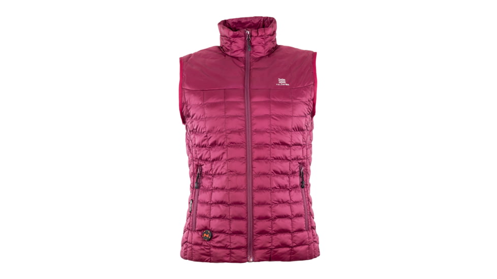 Mobile Warming 7.4V Heated Back Country Vest - Womens, Burgundy, Large, MWWV04310420