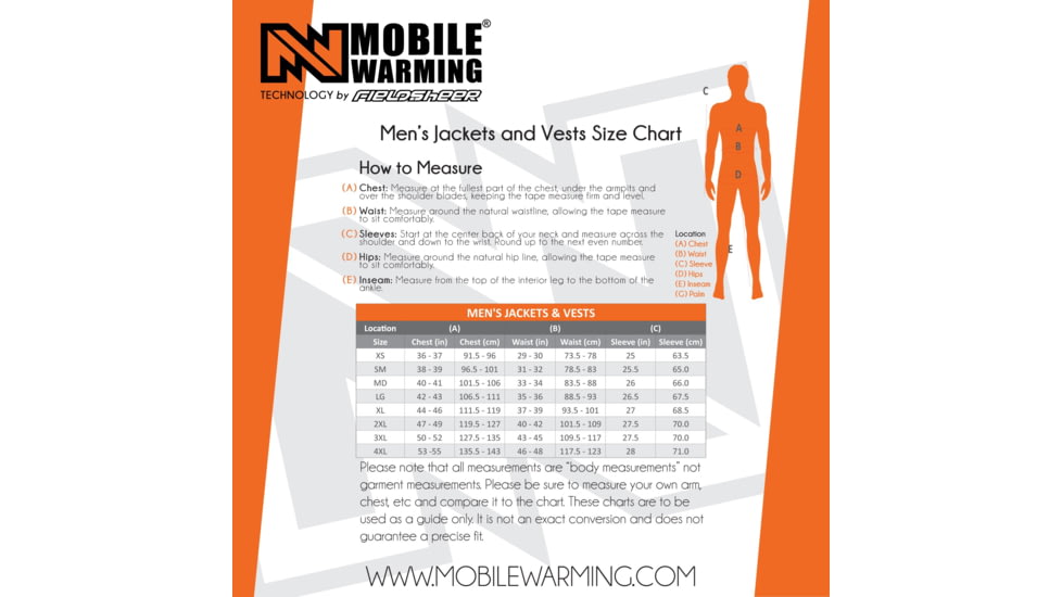 Mobile Warming Peak Bluetooth Vest - Mens, Black, Medium, MWJ19M01-01-03