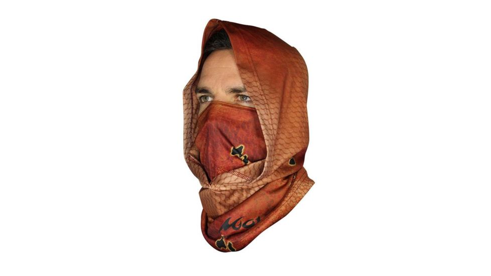 Mojo Sportswear Company Finja Faceguard - Mens, Redfish, One Size Redfish - One- Finja Faceguard