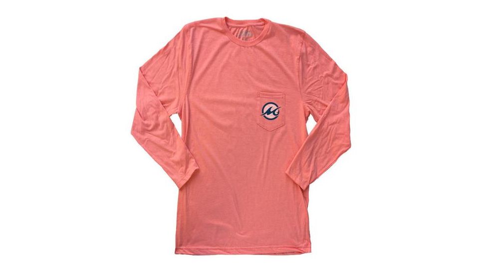 Mojo Sportswear Company Long Live The King Tee Long Sleeve - Mens, Bleached Salmon, Large, BLCHS - L - MJLLK LS