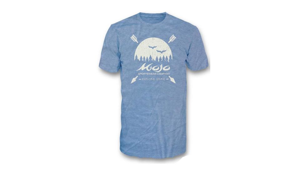 Mojo Sportswear Company Treeline Short Sleeve T - Shirt - Mens, Heron Blue, 2XL, HRNBL - 2XL - MSTRT