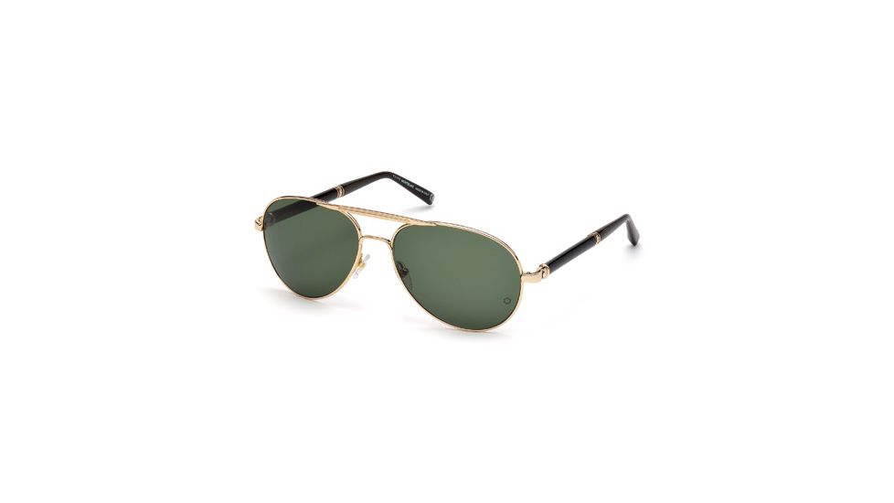 Mont Blanc MB458S Sunglasses - Shiny Rose Gold Frame Color