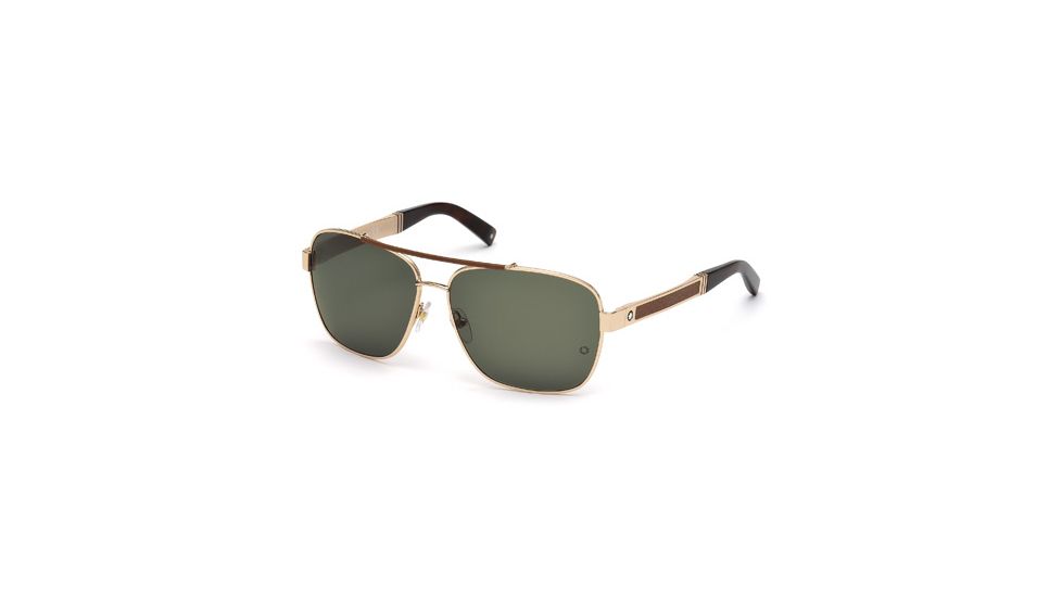 Mont Blanc MB463S Sunglasses - Shiny Rose Gold Frame Color