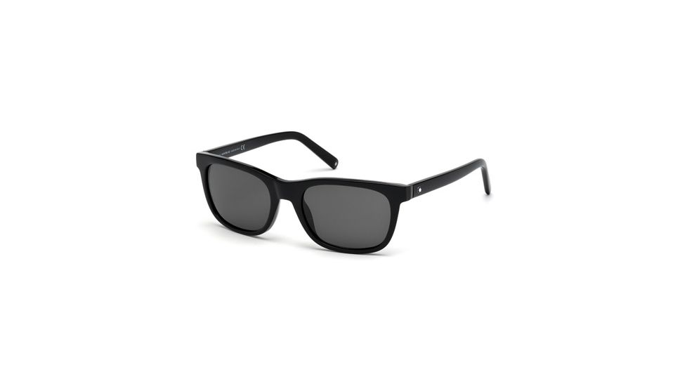 Mont Blanc MB507S Sunglasses - Shiny Black Frame Color