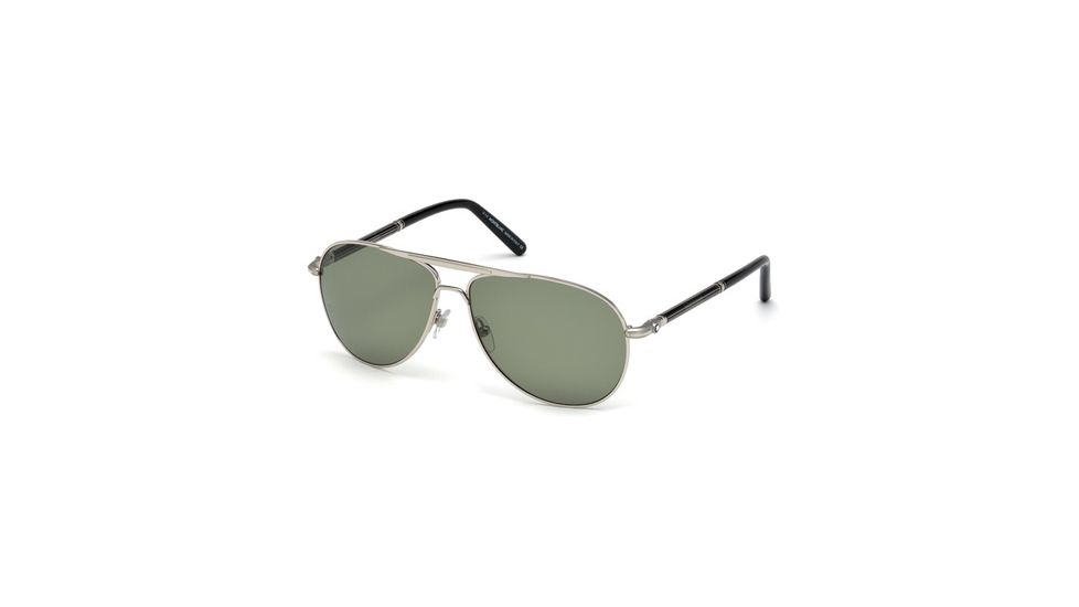 Mont Blanc MB512S Sunglasses - Shiny Palladium Frame Color