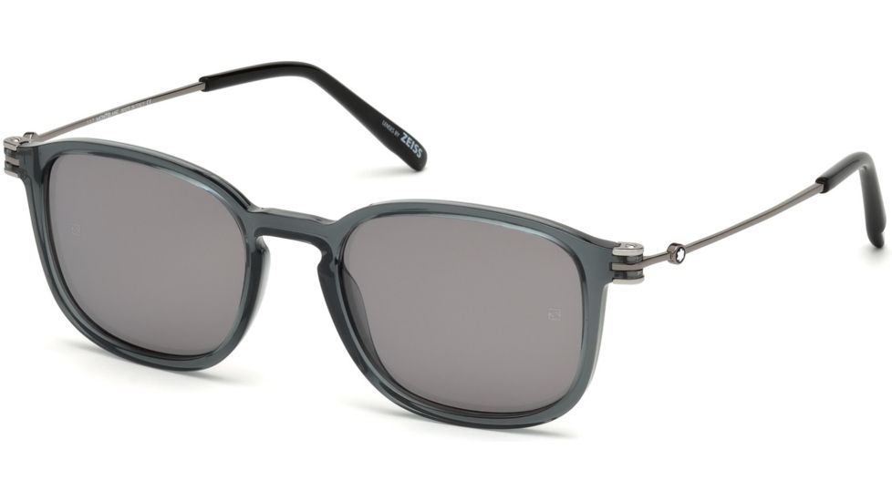 Mont Blanc MB698S Sunglasses - Grey Frame Color
