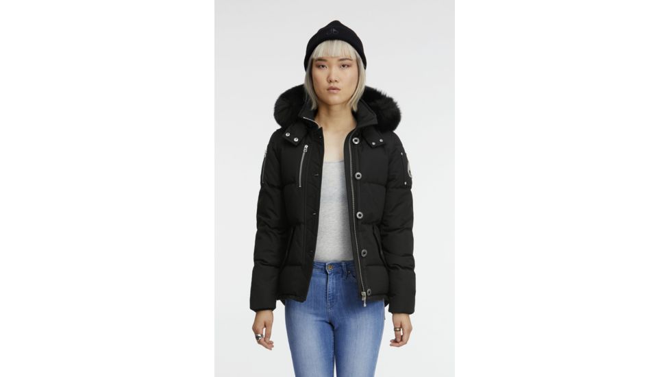 Moose Knuckles 3Q Jacket Lds, Blk W Blk, M MK2229L3Q-291-M