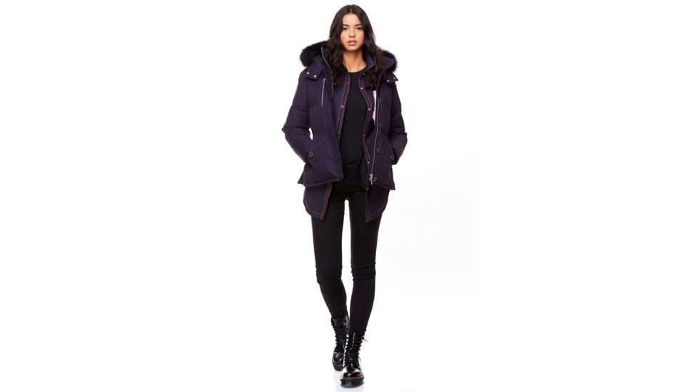 Moose Knuckles 3Q Jacket Women's, Abyss / Black Fur, L, MK2229L3Q-523-L