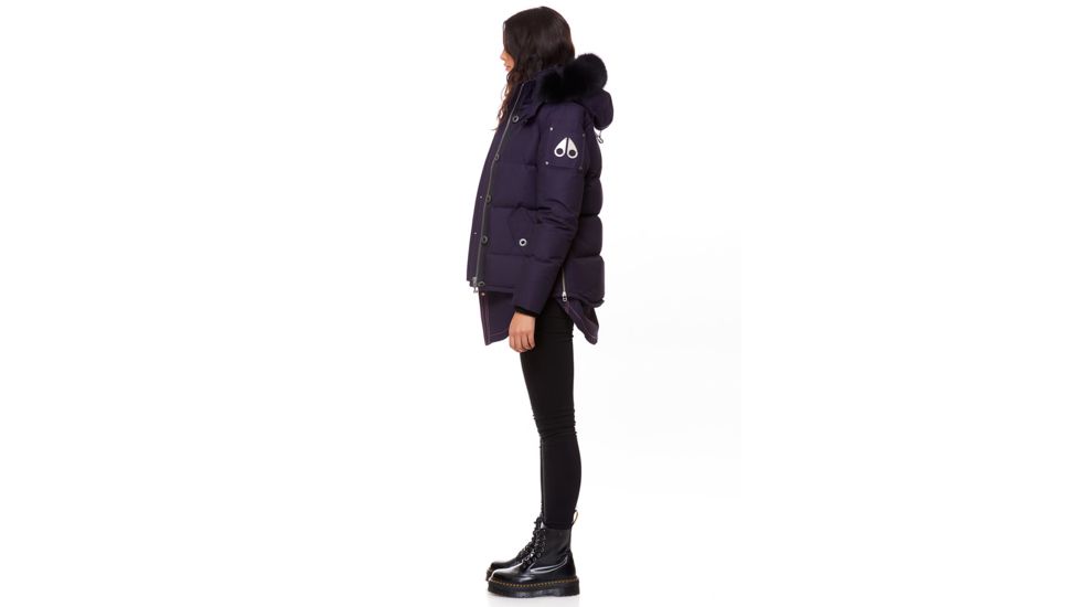 Moose Knuckles 3Q Jacket Women's, Abyss / Black Fur, L, MK2229L3Q-523-L