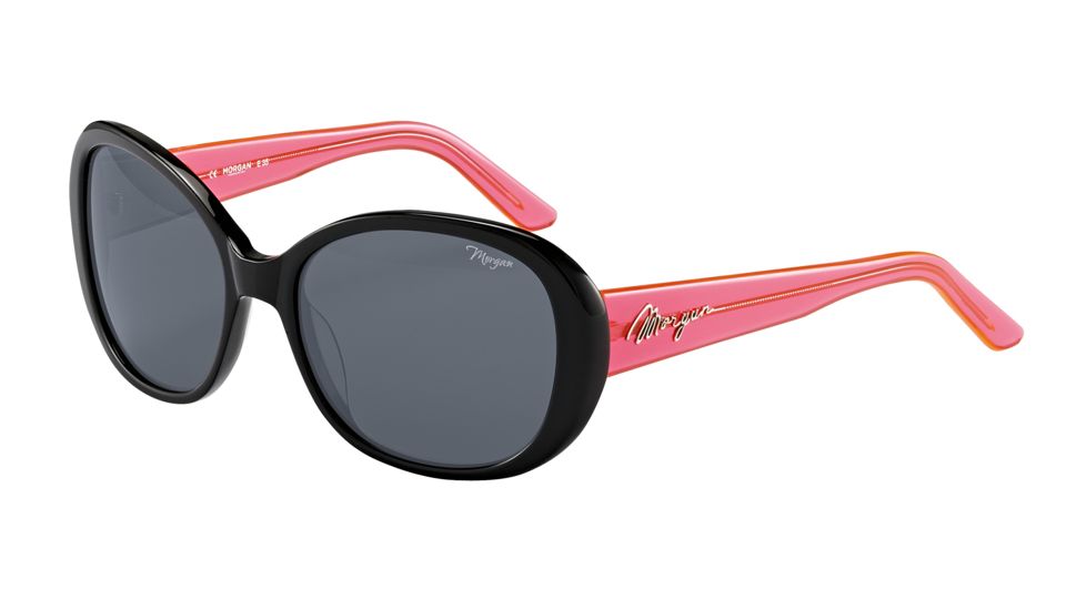 Morgan Prescription Sunglasses 207157 Bifocal Maroon Frame Black Lens