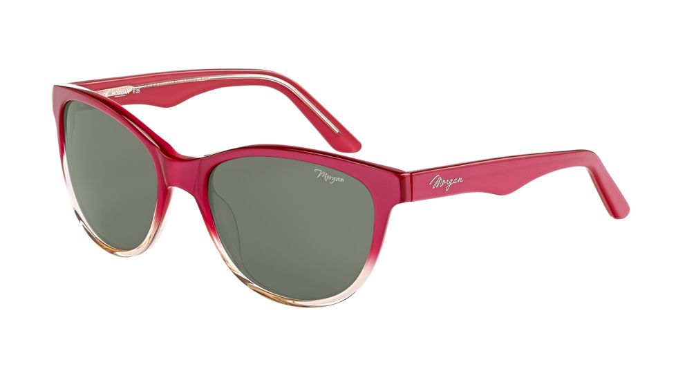 Morgan Prescription Sunglasses 207161 Bifocal Red Frame Black Lens
