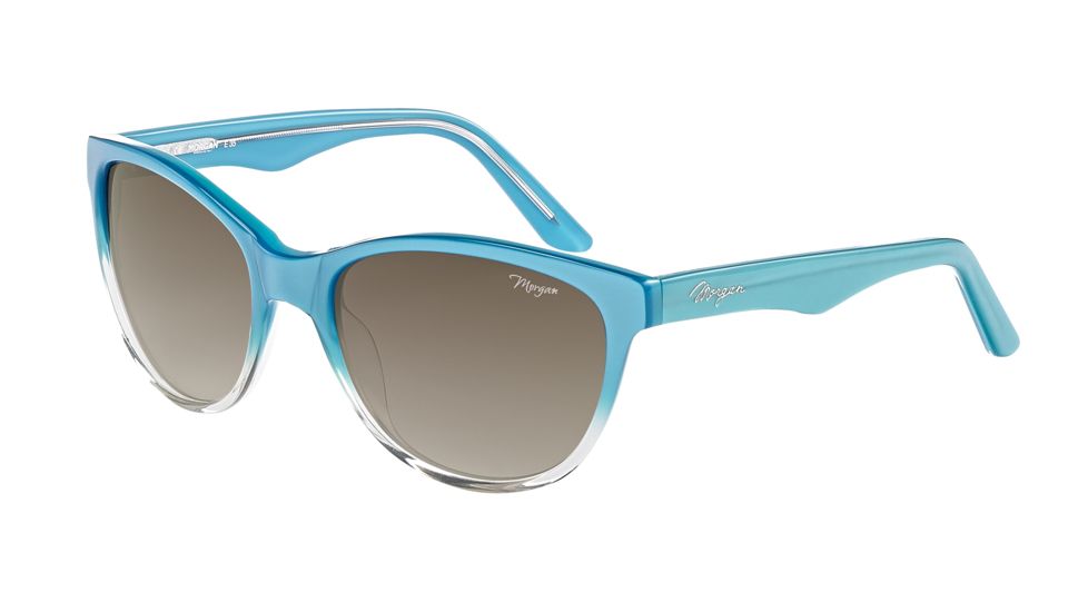 Morgan Prescription Sunglasses 207161 Bifocal Teal Frame Brown Lens