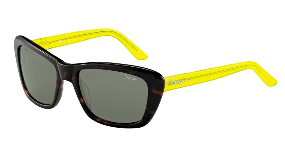 Morgan Prescription Sunglasses 207163 Bifocal Yellow Frame Black Lens