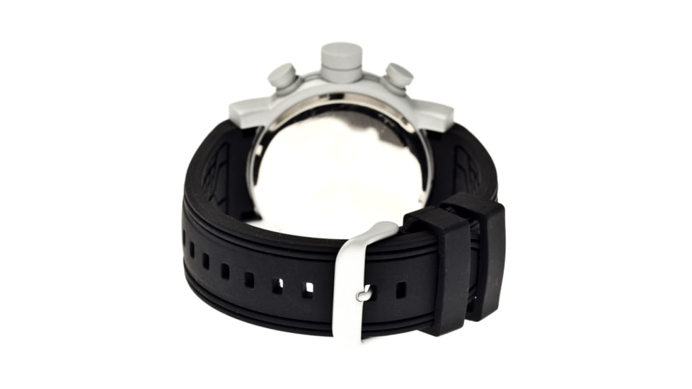 MOS MB101 Melbourne Mens Watch, 48mm, Black Strap, Black Dial MOSMB101