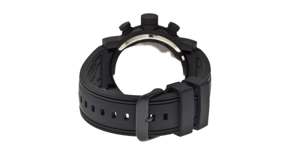 MOS MB104 Melbourne Mens Watch, 48mm, Black Strap, Red/Black Dial MOSMB104