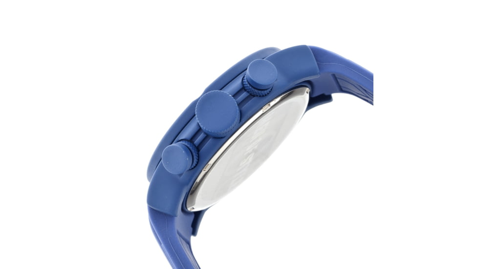 MOS MB102 Melbourne Mens Watch, 48mm, Blue Strap, Black Dial MOSMB102