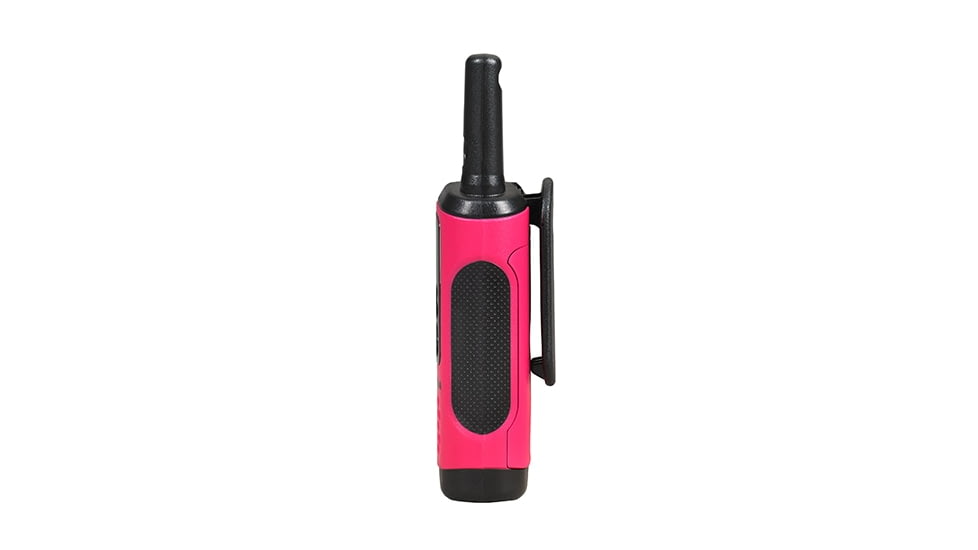Motorola T107 Alkaline 2 Way Radio, Pack of 2, Neon Pink, T107