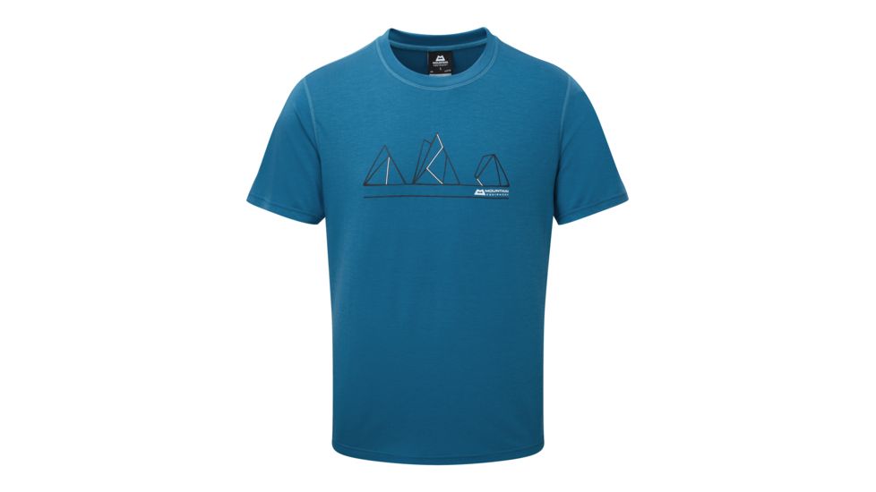 Mountain Equipment Triple Peak Tee - Men's, Alto Blue, Large ME-003111 Alto Blue L NA
