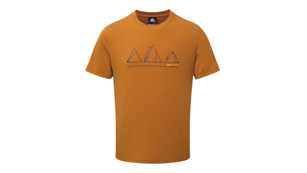 Mountain Equipment Triple Peak Tee - Men's, Pumpkin Spice, Large ME-003111 Pumpkin Spice L NA