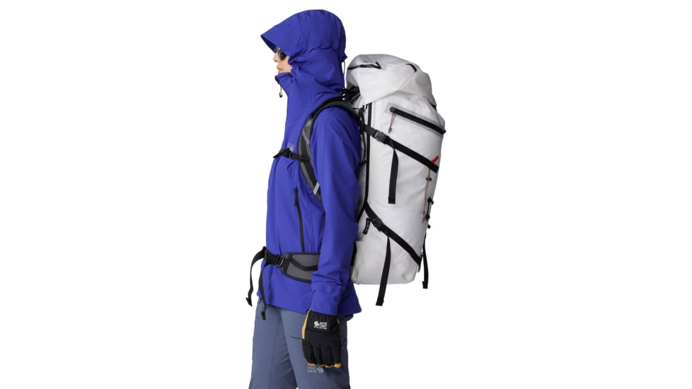 Mountain Hardwear Alpine Light Roll Top 45L Backpack, Undyed, M/L, 2094681-107-M/L