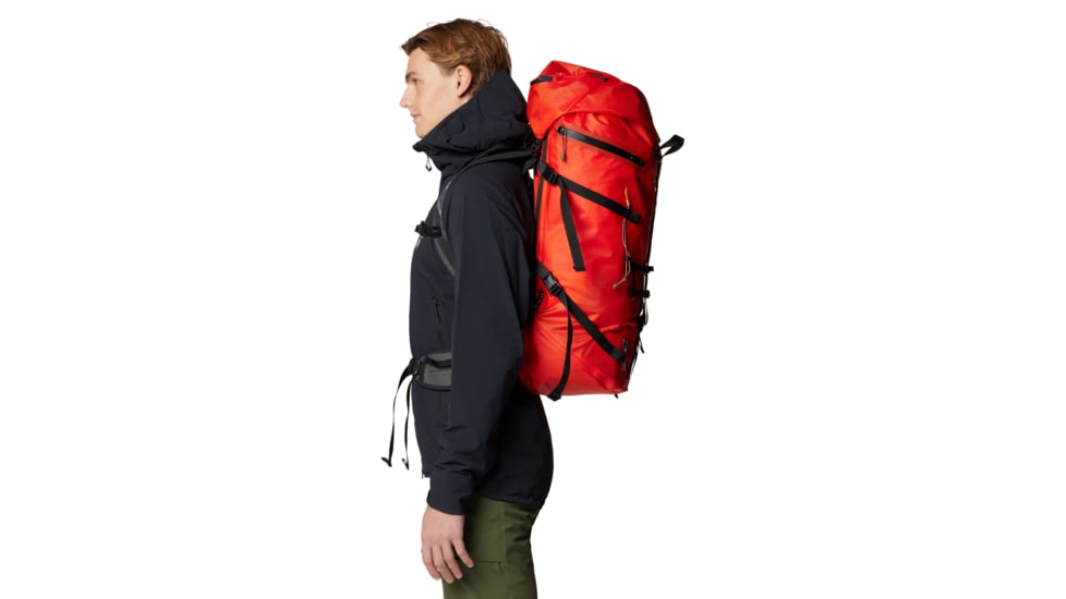 Mountain Hardwear Alpine Light Roll Top 45L Backpack, State Orange, S/M, 2094681-842-S/M