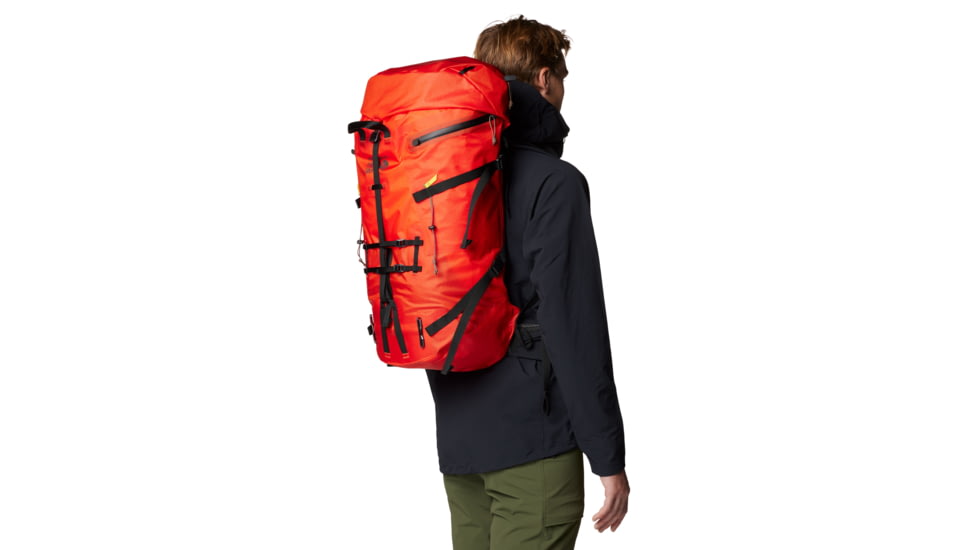 Mountain Hardwear Alpine Light Roll Top 45L Backpack, State Orange, S/M, 2094681-842-S/M