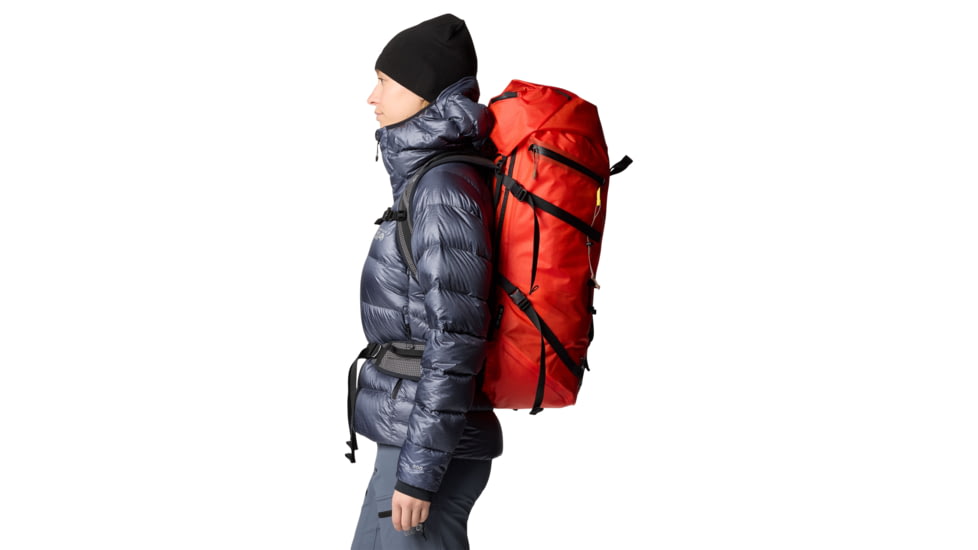 Mountain Hardwear Alpine Light Roll Top 45L Backpack, State Orange, S/M, 2094681-842-S/M