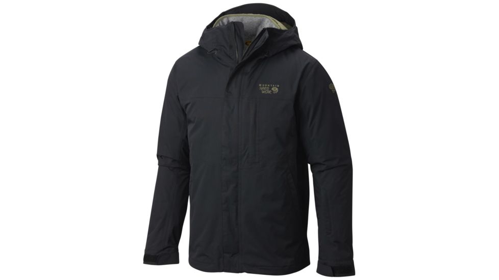 Mountain Hardwear Binx Ridge Quadfecta Jacket - Mens-Black-Medium