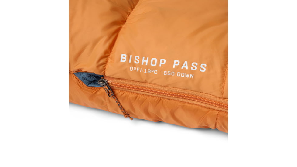 Mountain Hardwear Bishop Pass 0F/-18C Sleeping Bag, Hale Orange, REGxRH, 2105561-835-REGxRH