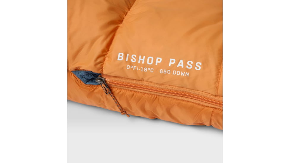 Mountain Hardwear Bishop Pass 0F/-18C Sleeping Bag, Hale Orange, LNGxRH, 2105562-835-LNGxRH