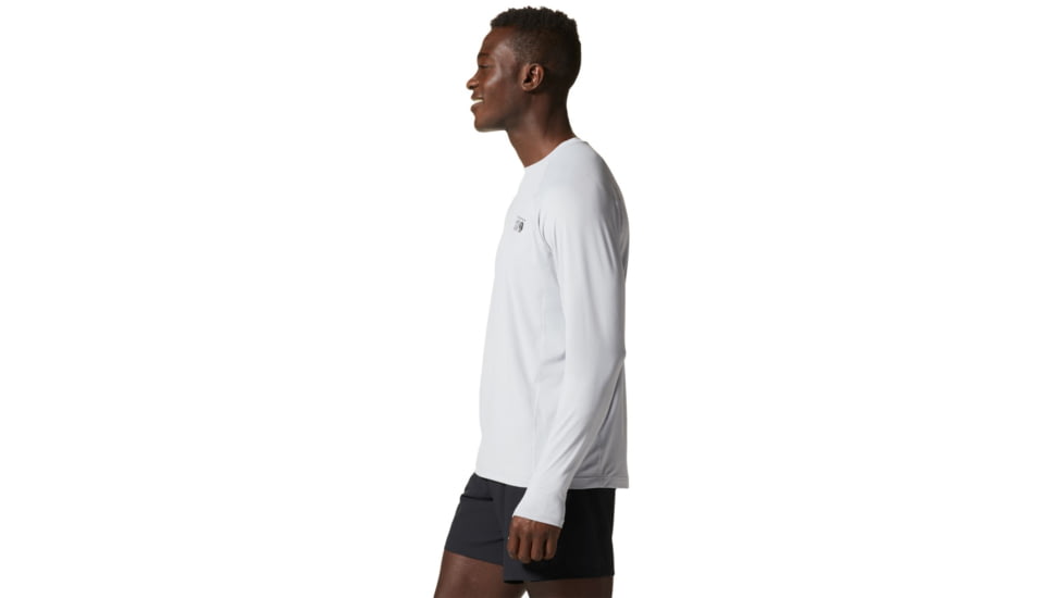 Mountain Hardwear Crater Lake Long Sleeve Tops - Men's, Glacial, S, 1982421-097-S