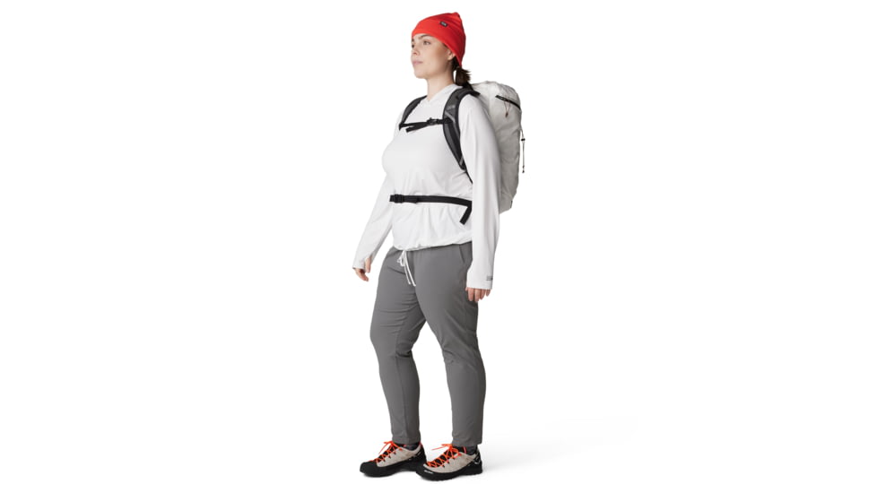 Mountain Hardwear Crater Lake LS Hoody - Women's Extended, Fogbank, 1X, 1829682-102-1X